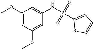 N-(3,5-dimethoxyphenyl)-2-thiophenesulfonamide Struktur