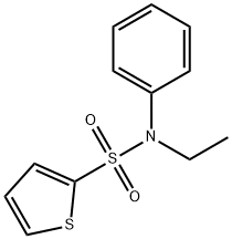 N-ethyl-N-phenyl-2-thiophenesulfonamide Struktur