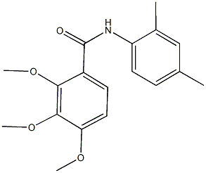 N-(2,4-dimethylphenyl)-2,3,4-trimethoxybenzamide Struktur