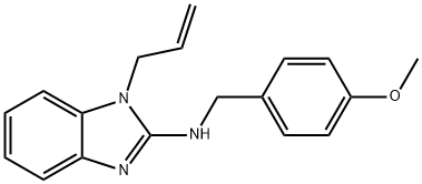 N-(1-allyl-1H-benzimidazol-2-yl)-N-(4-methoxybenzyl)amine Struktur