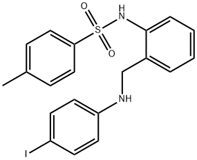 N-{2-[(4-iodoanilino)methyl]phenyl}-4-methylbenzenesulfonamide Struktur