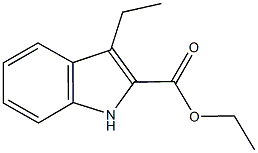 ethyl 3-ethyl-1H-indole-2-carboxylate Struktur