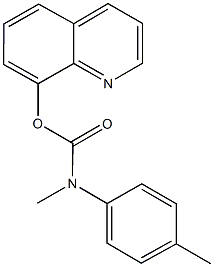 8-quinolinyl methyl(4-methylphenyl)carbamate Struktur