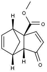 methyl 5-oxotricyclo[5.2.1.0~2,6~]deca-3,8-diene-2-carboxylate Struktur