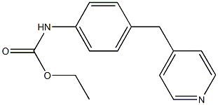 ethyl 4-(4-pyridinylmethyl)phenylcarbamate Struktur