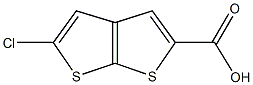 5-chlorothieno[2,3-b]thiophene-2-carboxylic acid Struktur