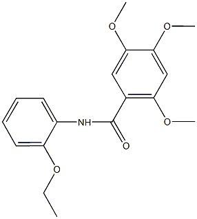 N-(2-ethoxyphenyl)-2,4,5-trimethoxybenzamide Struktur