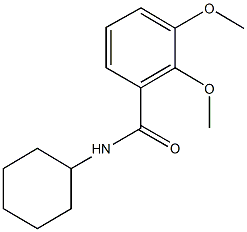 N-cyclohexyl-2,3-dimethoxybenzamide Struktur