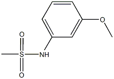 N-(3-methoxyphenyl)methanesulfonamide Struktur