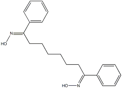 1,8-diphenyl-1,8-octanedione dioxime Struktur