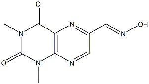 1,3-dimethyl-2,4-dioxo-1,2,3,4-tetrahydro-6-pteridinecarbaldehyde oxime Struktur