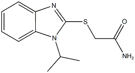 2-[(1-isopropyl-1H-benzimidazol-2-yl)sulfanyl]acetamide Struktur