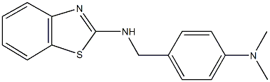 N-(1,3-benzothiazol-2-yl)-N-[4-(dimethylamino)benzyl]amine Struktur