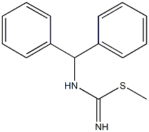 methyl N-benzhydrylimidothiocarbamate Struktur