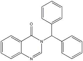 3-benzhydryl-4(3H)-quinazolinone Struktur