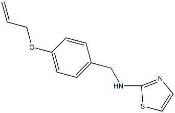 N-[4-(allyloxy)benzyl]-N-(1,3-thiazol-2-yl)amine Struktur