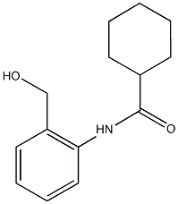 N-[2-(hydroxymethyl)phenyl]cyclohexanecarboxamide Struktur