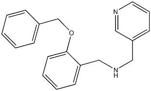 N-[2-(benzyloxy)benzyl]-N-(3-pyridinylmethyl)amine Struktur