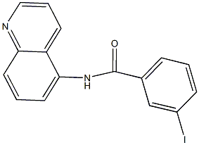 3-iodo-N-(5-quinolinyl)benzamide Struktur