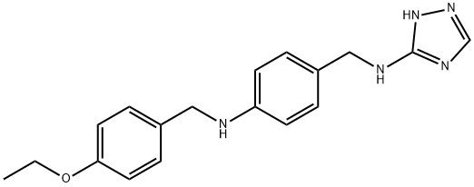 N-(4-ethoxybenzyl)-N-{4-[(1H-1,2,4-triazol-5-ylamino)methyl]phenyl}amine Struktur