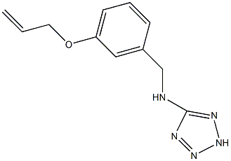 N-[3-(allyloxy)benzyl]-N-(2H-tetraazol-5-yl)amine Struktur