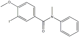 3-iodo-4-methoxy-N-methyl-N-phenylbenzamide Struktur