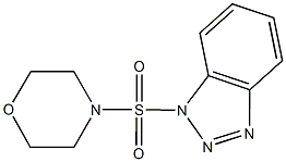 1-(4-morpholinylsulfonyl)-1H-1,2,3-benzotriazole Struktur