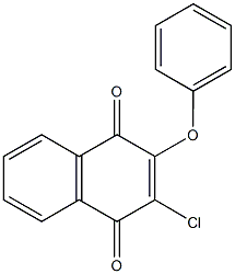 2-chloro-3-phenoxynaphthoquinone Struktur