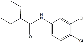 N-(3,4-dichlorophenyl)-2-ethylbutanamide Struktur