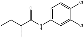 N-(3,4-dichlorophenyl)-2-methylbutanamide Struktur