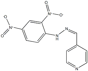 isonicotinaldehyde {2,4-dinitrophenyl}hydrazone Struktur