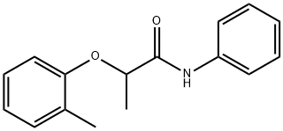 2-(2-methylphenoxy)-N-phenylpropanamide Struktur