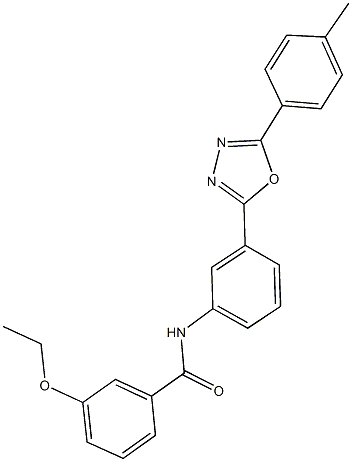 3-ethoxy-N-{3-[5-(4-methylphenyl)-1,3,4-oxadiazol-2-yl]phenyl}benzamide Struktur