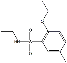 2-ethoxy-N-ethyl-5-methylbenzenesulfonamide Struktur