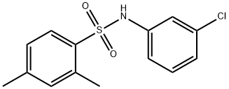 N-(3-chlorophenyl)-2,4-dimethylbenzenesulfonamide Struktur