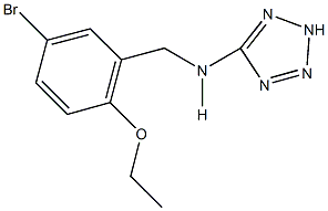 N-(5-bromo-2-ethoxybenzyl)-N-(2H-tetraazol-5-yl)amine Struktur