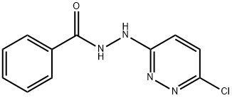 N'-(6-chloro-3-pyridazinyl)benzohydrazide Struktur