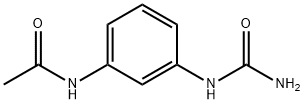 N-{3-[(aminocarbonyl)amino]phenyl}acetamide Struktur