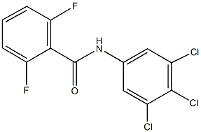 2,6-difluoro-N-(3,4,5-trichlorophenyl)benzamide Struktur