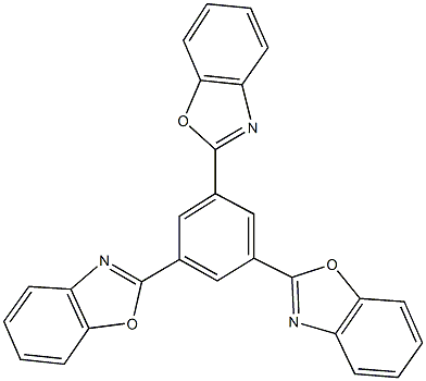 2-[3,5-di(1,3-benzoxazol-2-yl)phenyl]-1,3-benzoxazole Struktur