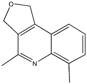 4,6-dimethyl-1,3-dihydrofuro[3,4-c]quinoline Struktur