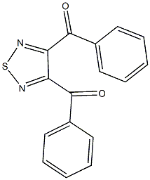 (4-benzoyl-1,2,5-thiadiazol-3-yl)(phenyl)methanone Struktur