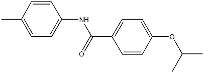 4-isopropoxy-N-(4-methylphenyl)benzamide Struktur