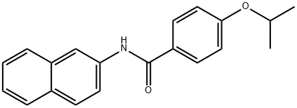 4-isopropoxy-N-(2-naphthyl)benzamide Struktur