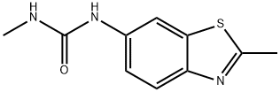 N-methyl-N'-(2-methyl-1,3-benzothiazol-6-yl)urea Struktur