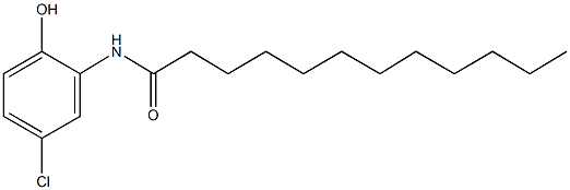 N-(5-chloro-2-hydroxyphenyl)dodecanamide Struktur