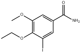 4-ethoxy-3-iodo-5-methoxybenzamide Struktur