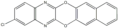 2-chloronaphtho[2',3':5,6][1,4]dioxino[2,3-b]quinoxaline Struktur