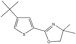 2-(4-tert-butyl-2-thienyl)-4,4-dimethyl-4,5-dihydro-1,3-oxazole Struktur