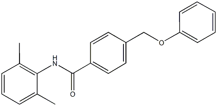 N-(2,6-dimethylphenyl)-4-(phenoxymethyl)benzamide Struktur